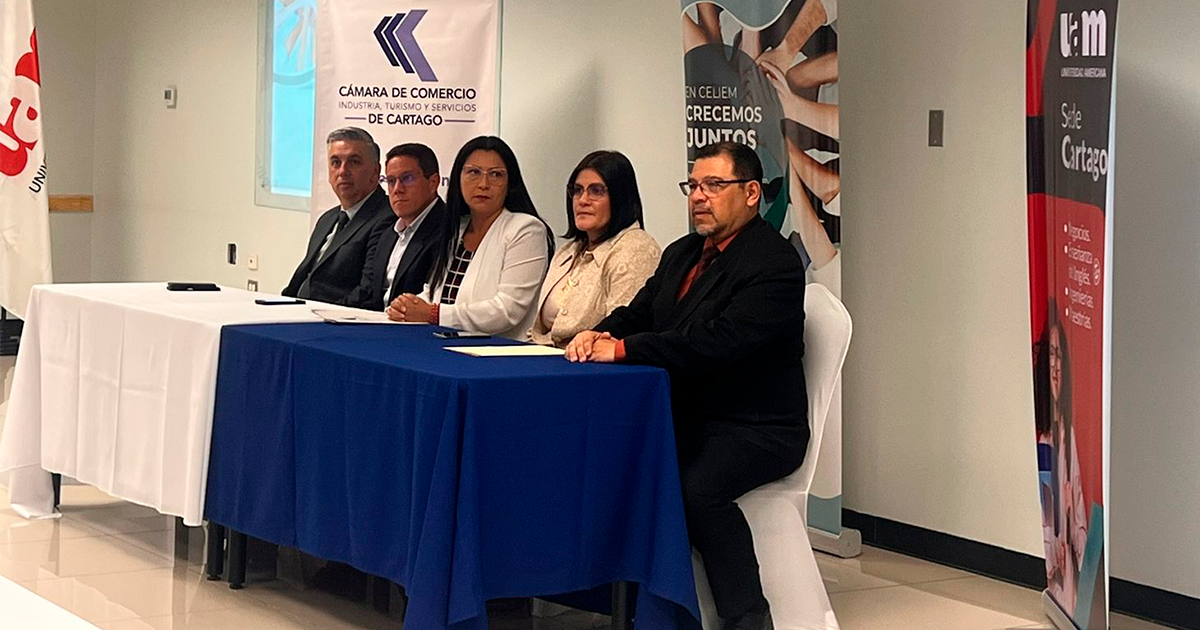 UAM, Mipymes de Cartago y el CIE impulsarán el desarrollo empresarial de la provincia